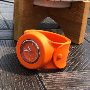 Orange Rumba Slap Watch New Battery